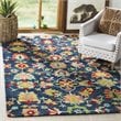 Safavieh Aspen 2' x 3' Hand Tufted Wool Rug in Navy and Red