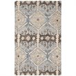 Safavieh Aspen 3' x 5' Hand Tufted Wool Rug in Light Blue and Gray