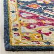 Safavieh Aspen 4' x 6' Hand Tufted Wool Rug in Navy and Fuchsia
