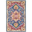 Safavieh Aspen 5' x 8' Hand Tufted Wool Rug in Navy and Fuchsia
