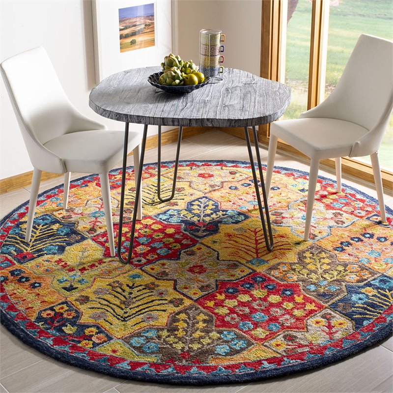 Safavieh Aspen 7' Round Hand Tufted Wool Rug