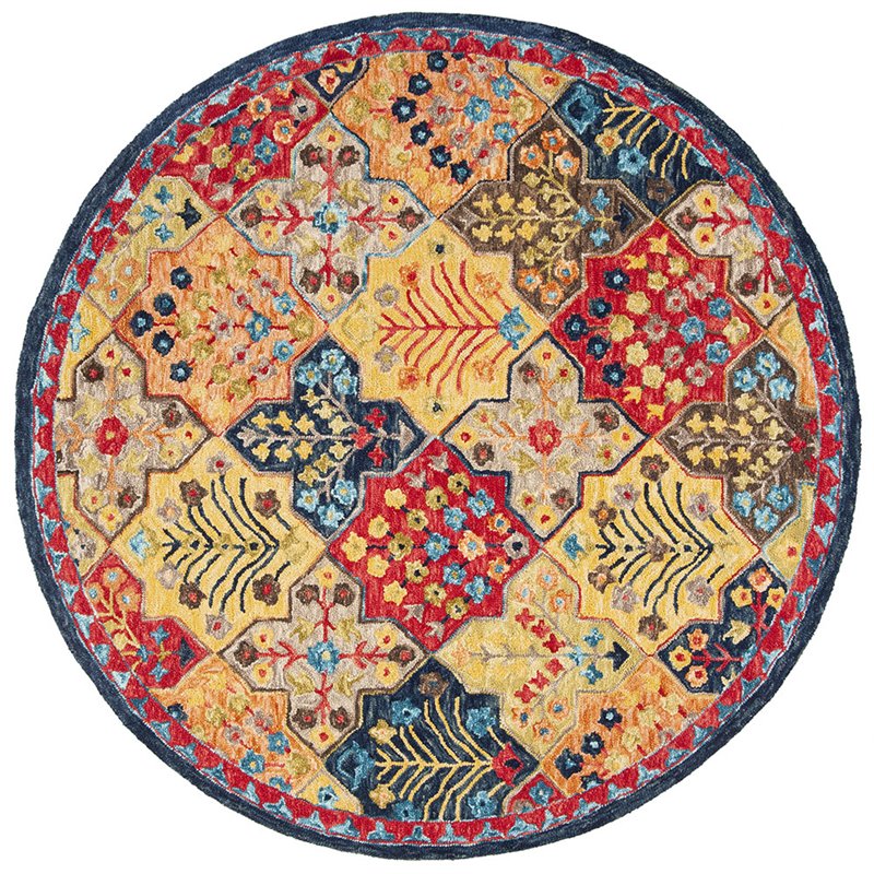 Safavieh Aspen 7' Round Hand Tufted Wool Rug