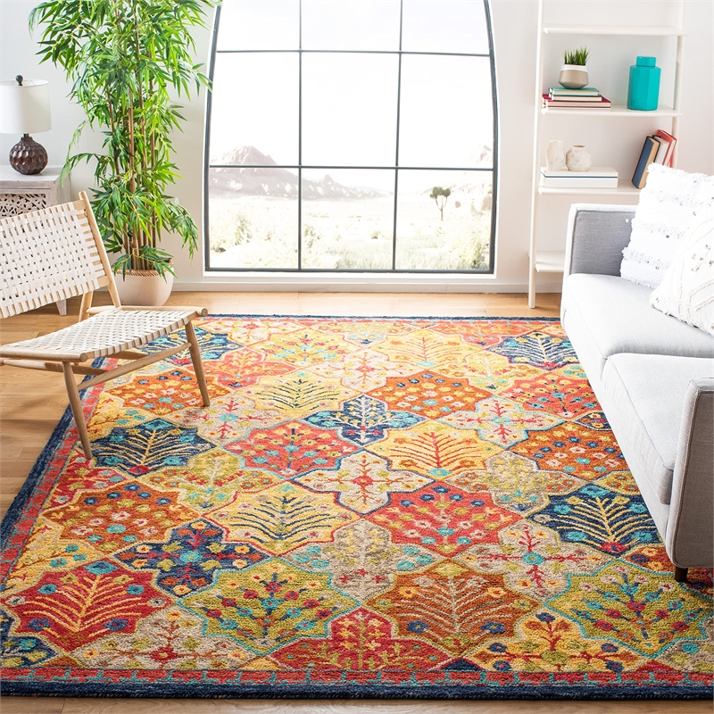 Safavieh Aspen 7' Square Hand Tufted Wool Rug