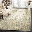 Safavieh Aspen 4' x 6' Hand Tufted Wool Rug in Moss and Ivory