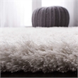 Safavieh Atlantic 4' x 6' Hand Tufted Shag Rug in Ivory
