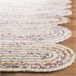 Safavieh Cape Cod 6' Square Hand Woven Jute Rug in Ivory and Natural