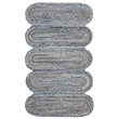 Safavieh Cape Cod 4' x 6' Hand Woven Jute Rug in Blue and Natural