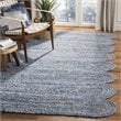 Safavieh Cape Cod 5' x 8' Hand Woven Jute Rug in Blue and Natural