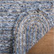 Safavieh Cape Cod 6' x 9' Hand Woven Jute Rug in Blue and Natural