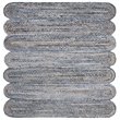 Safavieh Cape Cod 6' Square Hand Woven Jute Rug in Blue and Natural