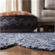 Safavieh Cape Cod 8' x 10' Hand Woven Jute Rug in Blue and Natural