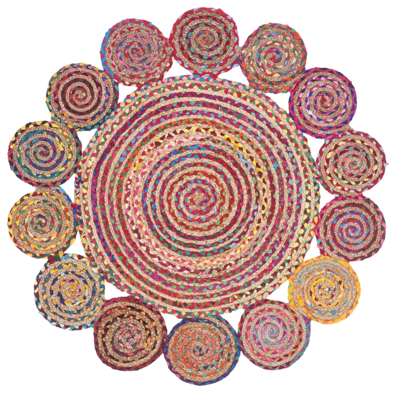 Safavieh Cape Cod 3' Round Hand Woven Jute Rug