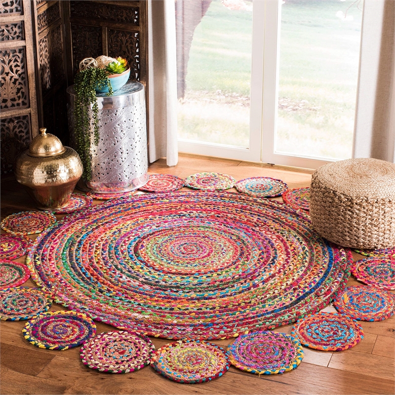 Safavieh Cape Cod 4' Round Hand Woven Jute Rug