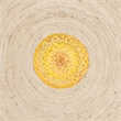 Safavieh Cape Cod 5' Round Hand Woven Jute Rug in Gold and Natural