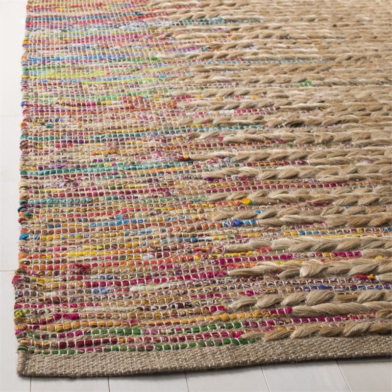 Safavieh Cape Cod 4' x 6' Hand Woven Jute Rug in Natural