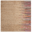Safavieh Cape Cod 6' Square Hand Woven Jute Rug in Natural