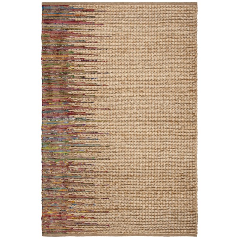 Safavieh Cape Cod 8' x 10' Hand Woven Jute Rug in Natural