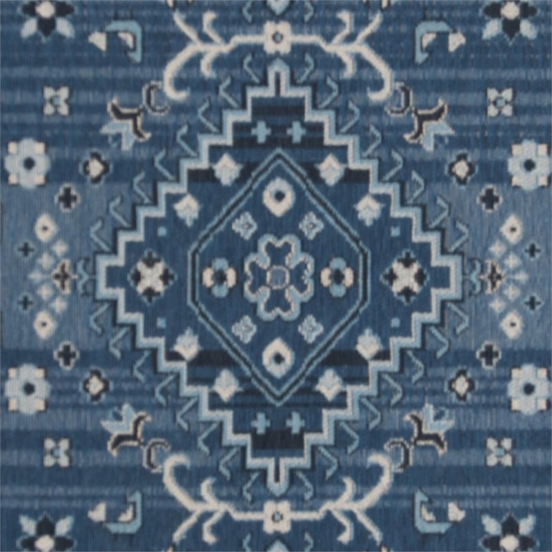 Safavieh Classic Vintage 4' x 6' Rug in Blue and Charcoal