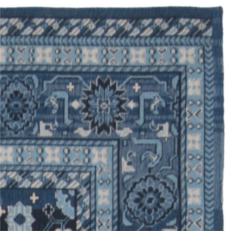 Safavieh Classic Vintage 5' x 8' Rug in Blue and Charcoal