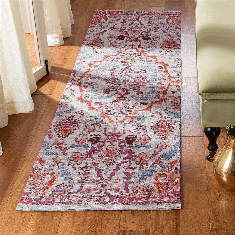 Safavieh Classic Vintage 4' x 6' Rug in Gray and Turquoise
