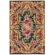 Safavieh Classic Vintage 4' x 6' Rug in Black and Rose