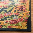 Safavieh Classic Vintage 4' x 6' Rug in Black and Rose