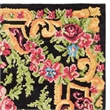 Safavieh Classic Vintage 4' x 6' Rug in Black and Rose