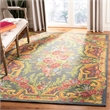 Safavieh Classic Vintage 5' x 8' Rug in Black and Rose