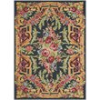 Safavieh Classic Vintage 6' x 9' Rug in Black and Rose