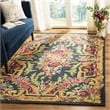 Safavieh Classic Vintage 8' x 10' Rug in Black and Rose