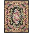 Safavieh Classic Vintage 8' x 10' Rug in Black and Rose