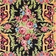 Safavieh Classic Vintage 8' x 10' Rug in Black and Rose