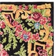 Safavieh Classic Vintage 8' x 10' Rug in Black and Rose