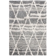 Safavieh Casablanca 4' x 6' Hand Tufted Wool Rug in Gray and Ivory