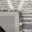 Safavieh Casablanca 4' x 6' Hand Tufted Wool Rug in Gray and Ivory