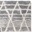Safavieh Casablanca 4' x 6' Hand Tufted Wool Rug in Gray and Ivory