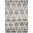 Safavieh Casablanca 5' x 8' Hand Tufted Wool Rug in Gray and Ivory
