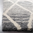 Safavieh Casablanca 5' x 8' Hand Tufted Wool Rug in Gray and Ivory