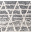Safavieh Casablanca 5' x 8' Hand Tufted Wool Rug in Gray and Ivory