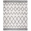 Safavieh Equinox 8' x 10' Hand Tufted Shag Rug in Cream and Gray