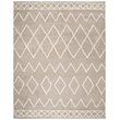 Safavieh Equinox 8' x 10' Hand Tufted Shag Rug in Beige and Ivory