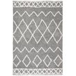 Safavieh Equinox 3' x 5' Hand Tufted Shag Rug in Gray and Cream