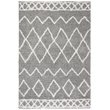 Safavieh Equinox 4' x 6' Hand Tufted Shag Rug in Gray and Cream