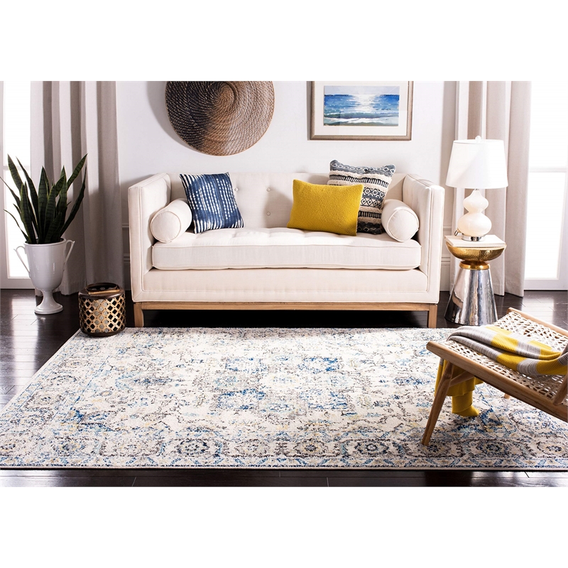Safavieh Madison 8' x 10' Rug in Gray and Ivory