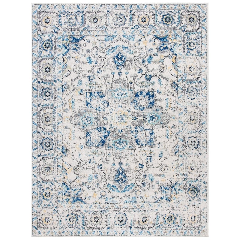 Safavieh Madison 9' x 12' Rug in Gray and Ivory