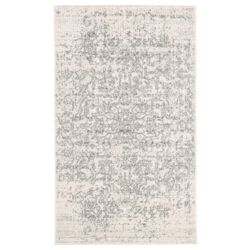 Safavieh Madison 4' x 6' Rug in Silver and Ivory