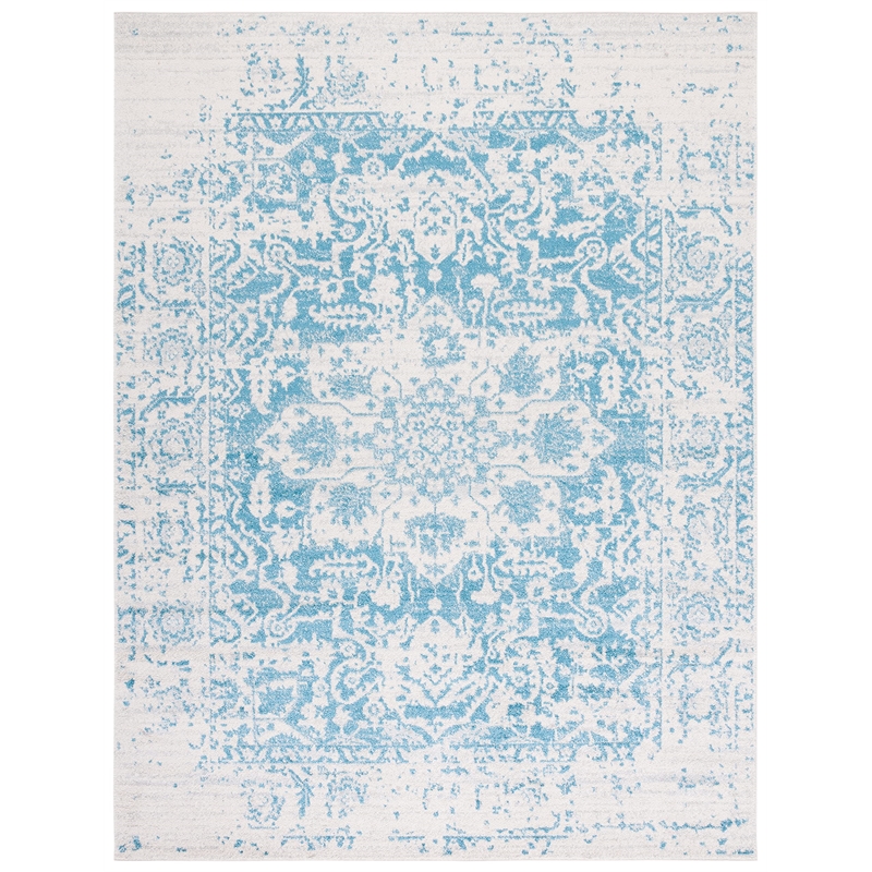 Safavieh Madison 8' x 10' Rug in Teal and Ivory