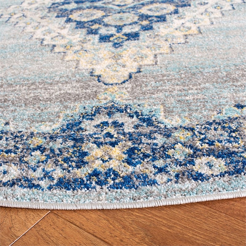 Safavieh Madison 8' x 10' Rug in Blue and Cream