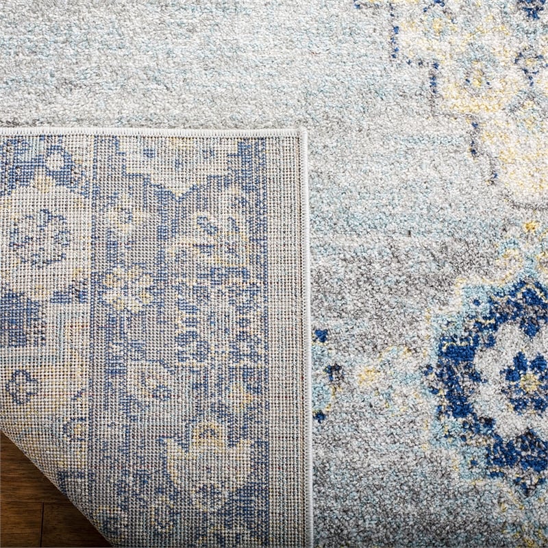 Safavieh Madison 8' x 10' Rug in Blue and Cream