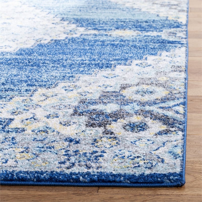 Safavieh Madison 8' x 10' Rug in Navy and Cream